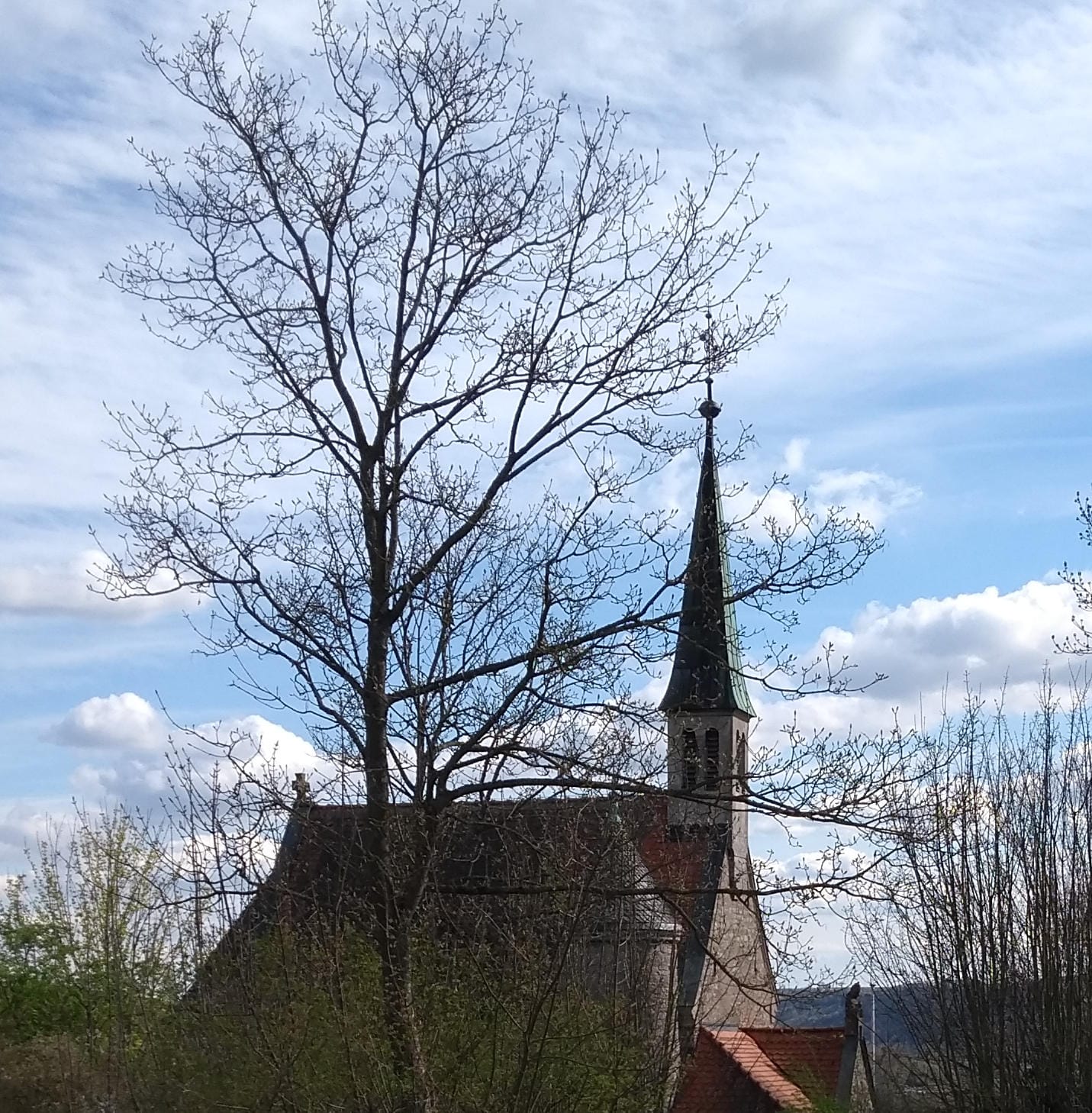 Draußen beten in der Karwoche