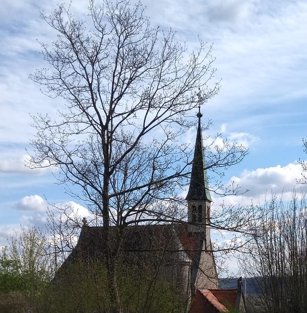 Draußen beten in der Karwoche
